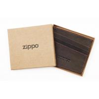 Zippo Leather Credit Card Holder - Brown
